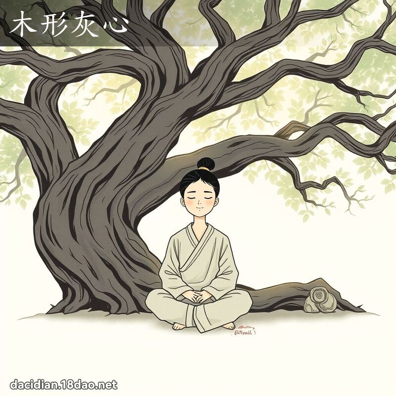 木形灰心 - 国语大辞典配图