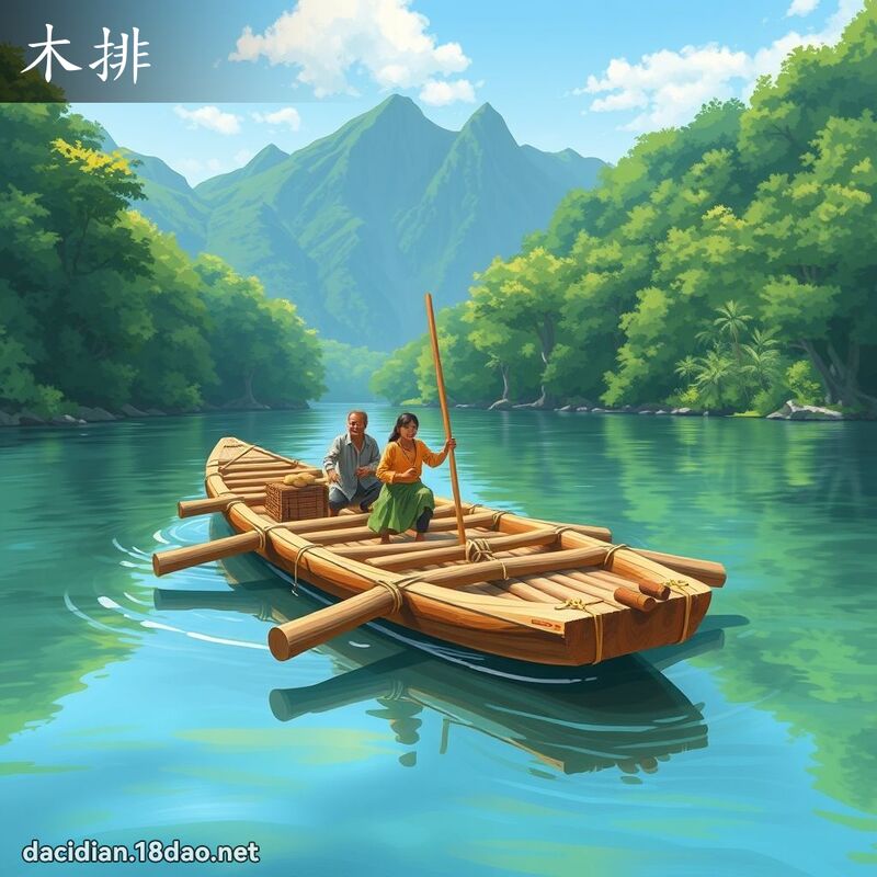 木排 - 國語大辭典配圖