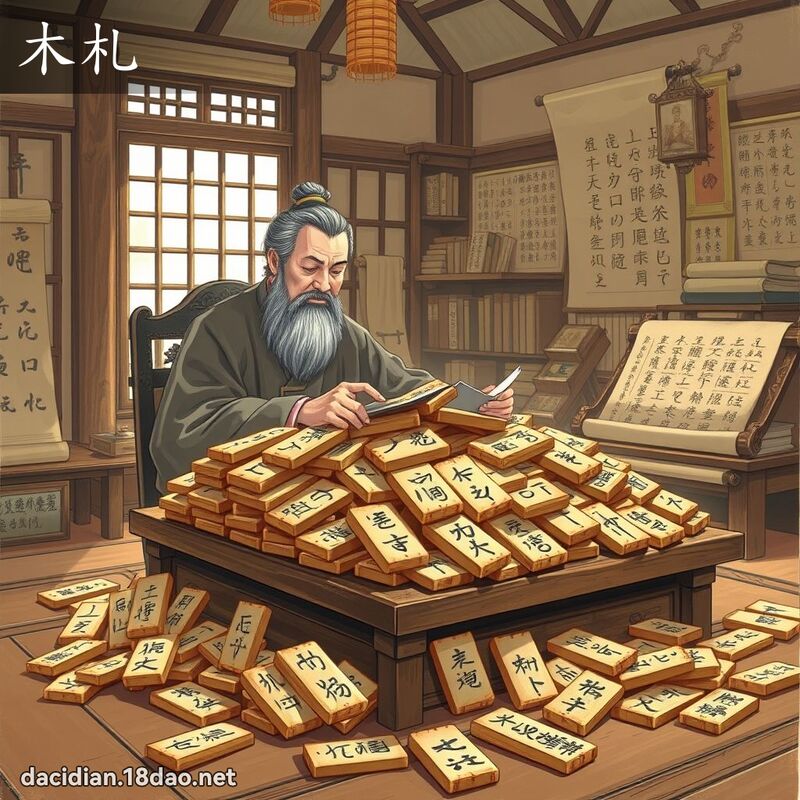 木札 - 国语大辞典配图