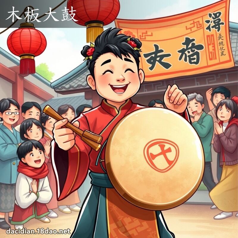 木板大鼓 - 國語大辭典配圖