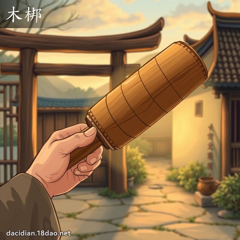 木梆 - 國語大辭典配圖
