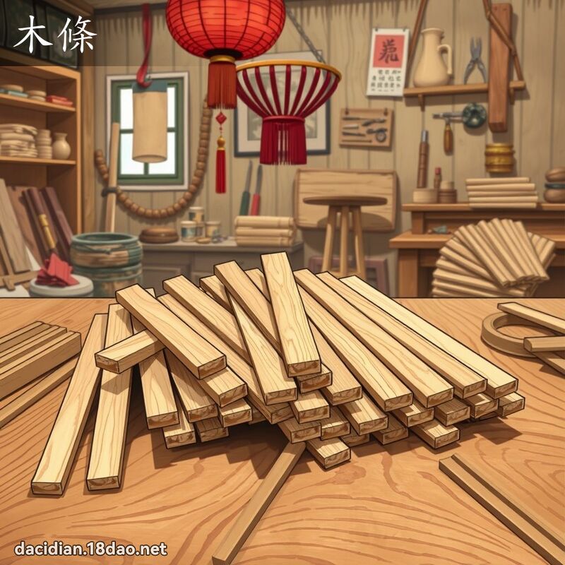 木条 - 国语大辞典配图