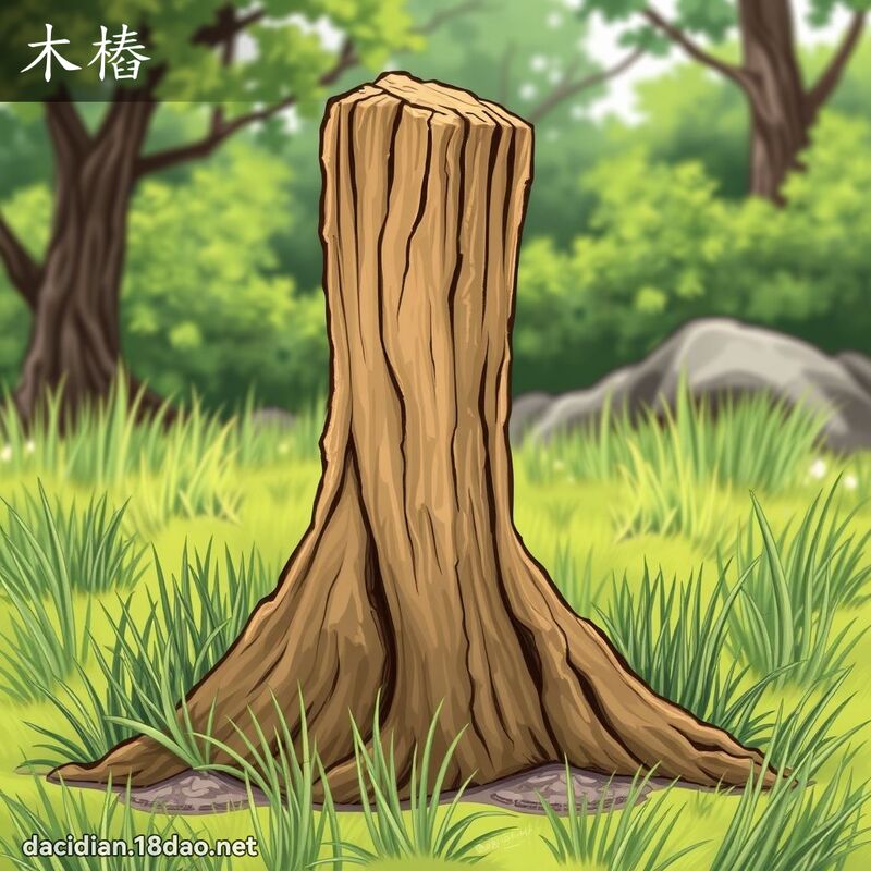 木桩 - 国语大辞典配图