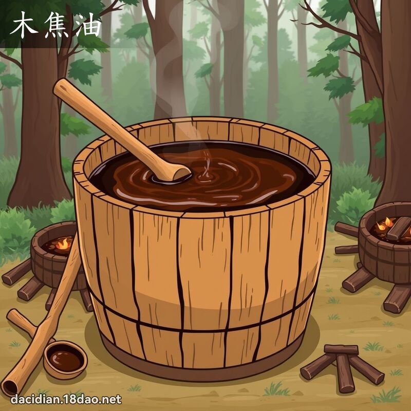 木焦油 - 國語大辭典配圖