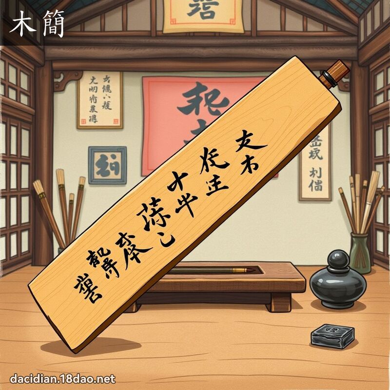 木簡 - 國語大辭典配圖