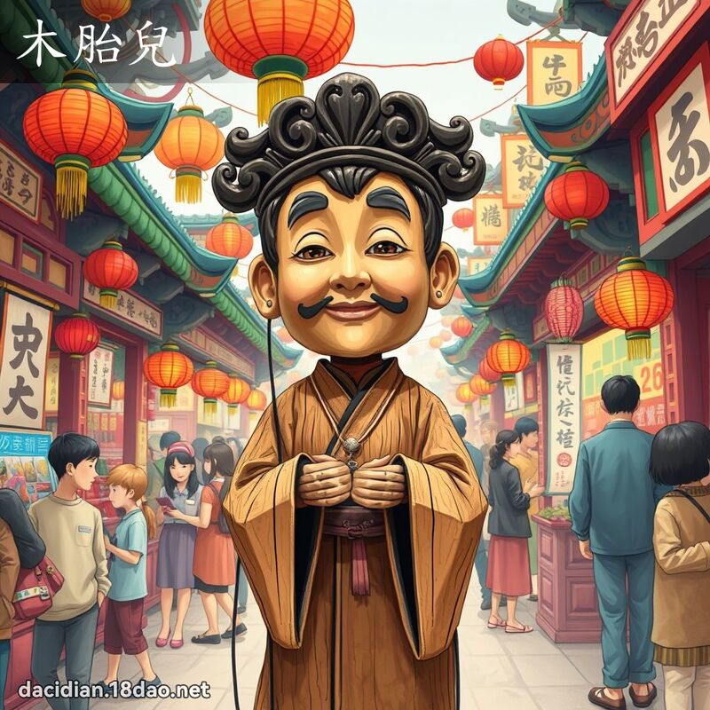 木胎儿 - 国语大辞典配图