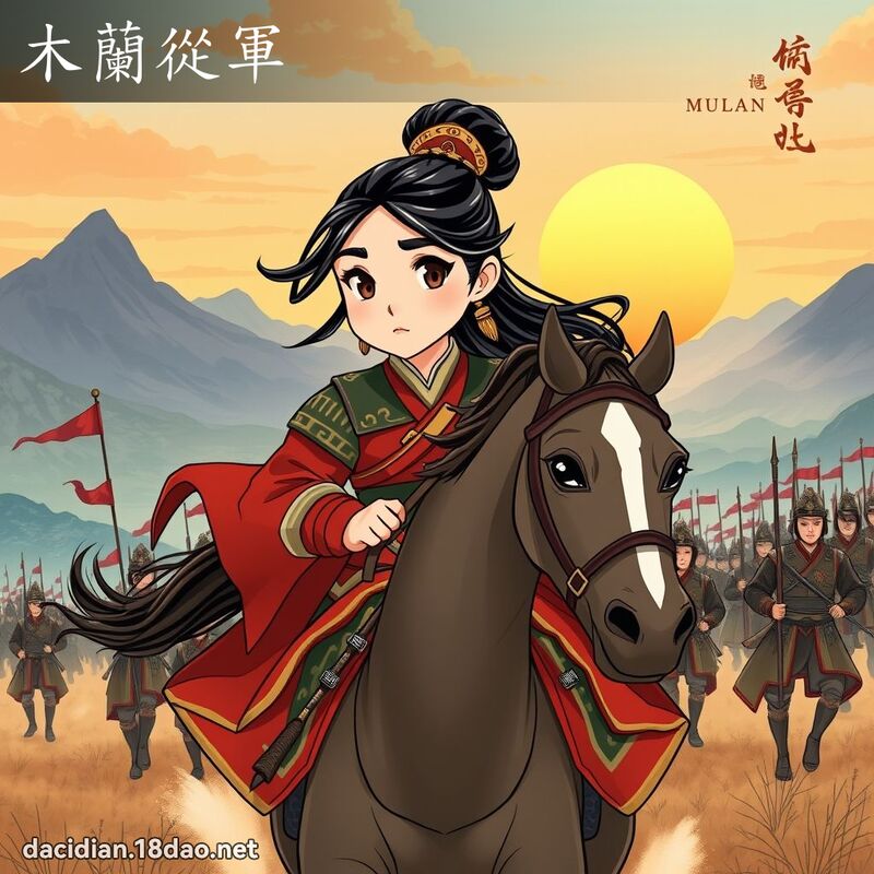 木兰从军 - 国语大辞典配图