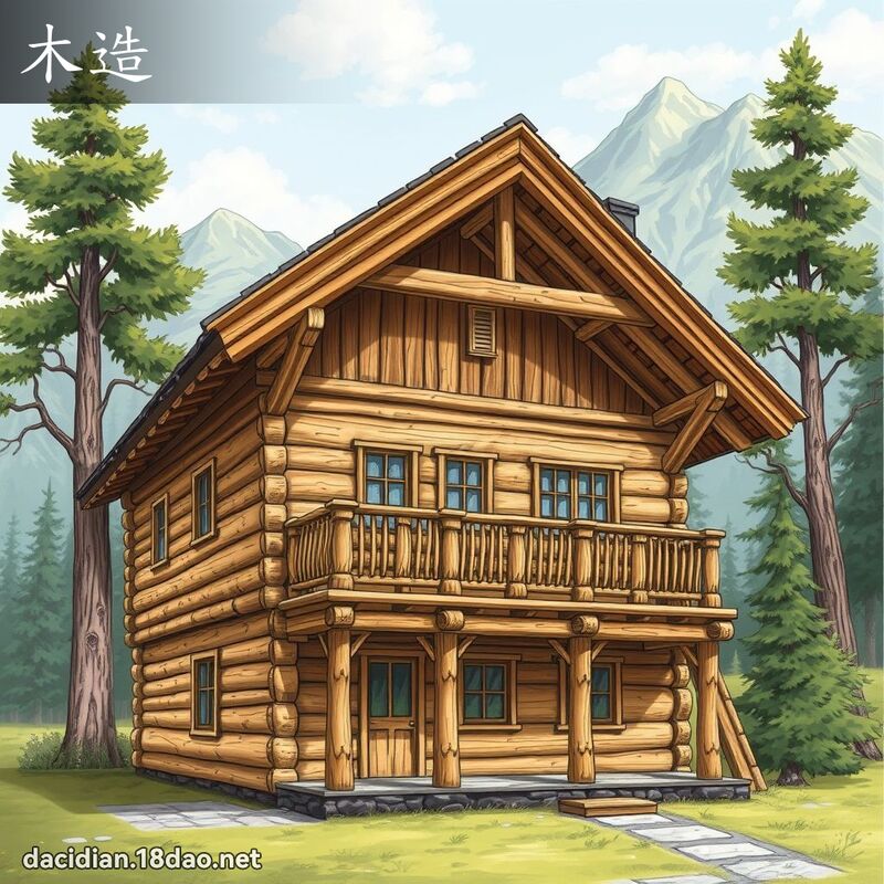 木造 - 國語大辭典配圖