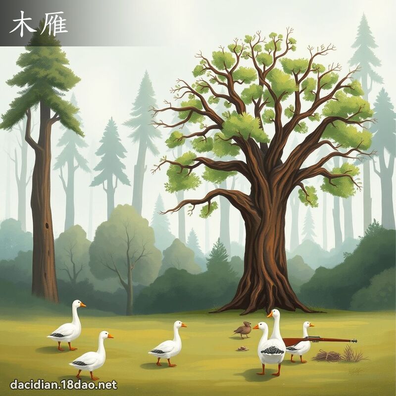 木雁 - 國語大辭典配圖