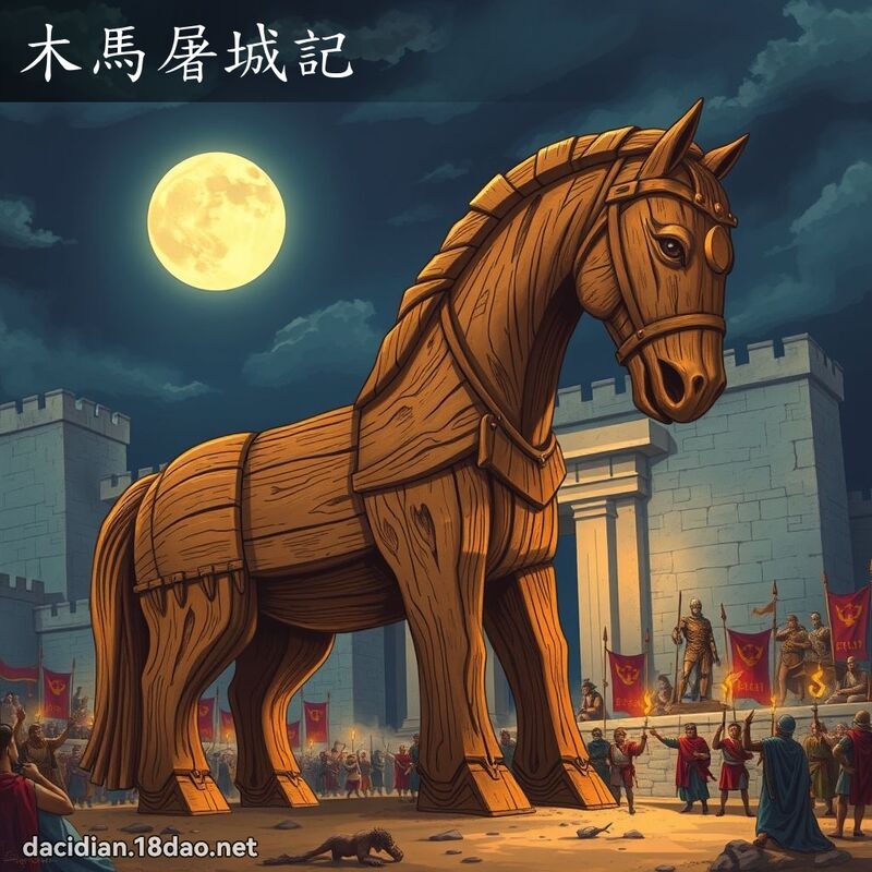 木馬屠城記 - 國語大辭典配圖