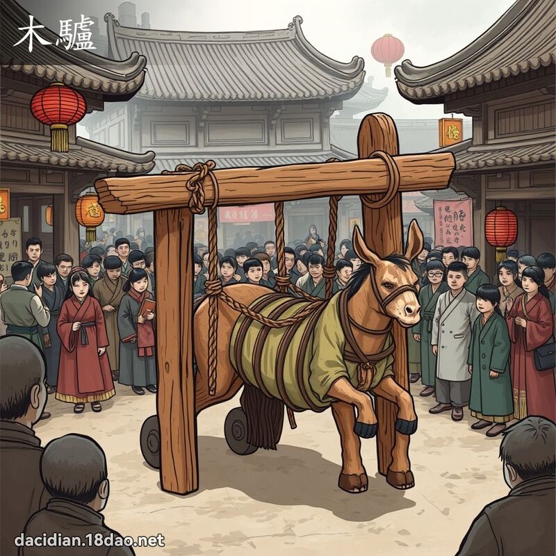 木驴 - 国语大辞典配图