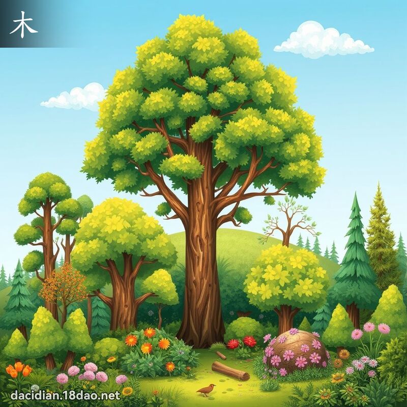 木 - 國語大辭典配圖
