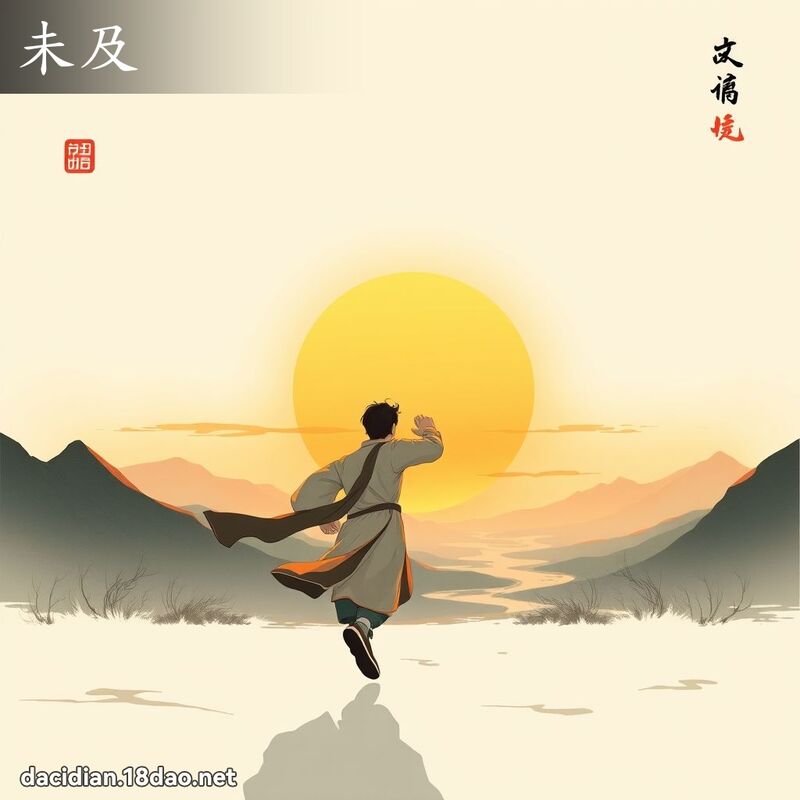 未及 - 国语大辞典配图