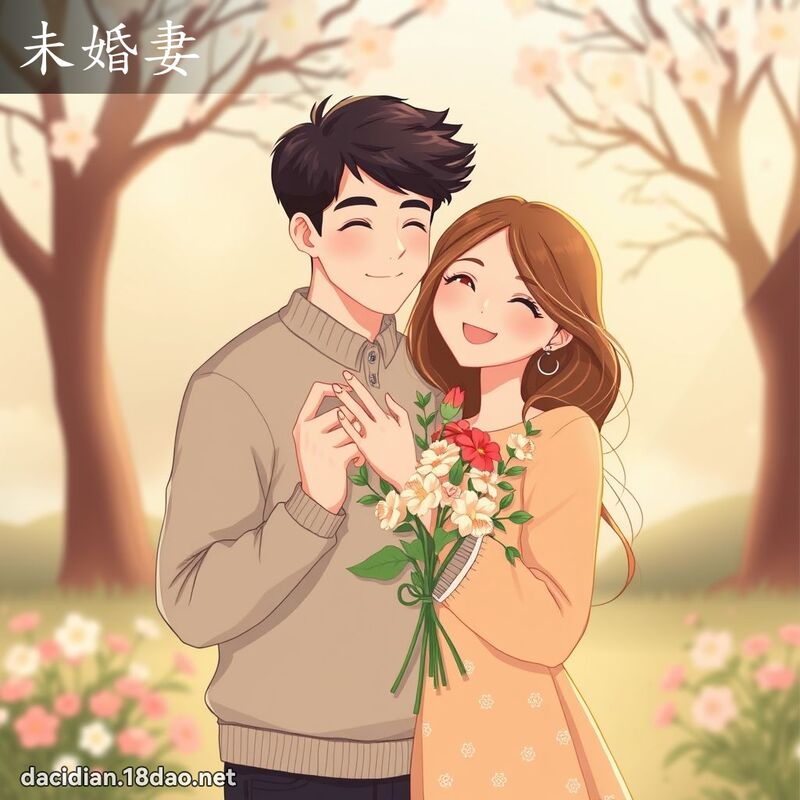 未婚妻 - 國語大辭典配圖