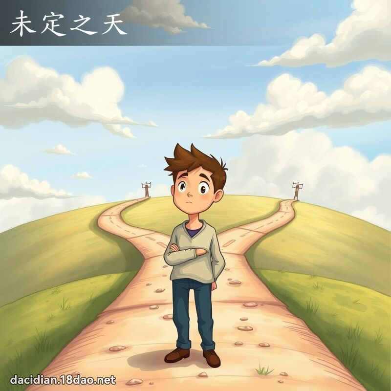 未定之天 - 國語大辭典配圖