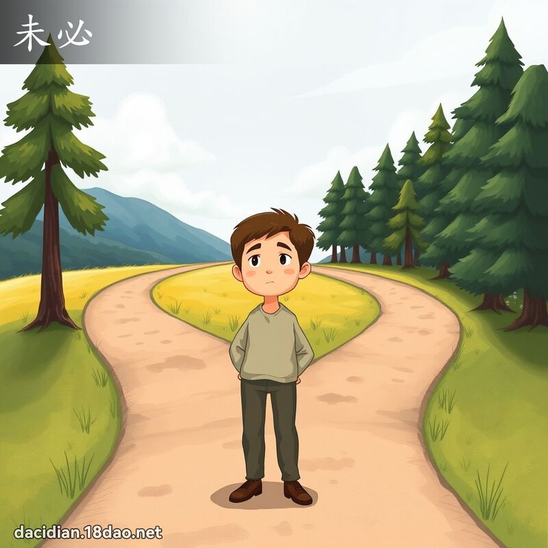未必 - 國語大辭典配圖