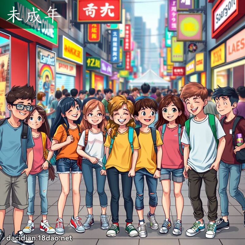 未成年 - 國語大辭典配圖