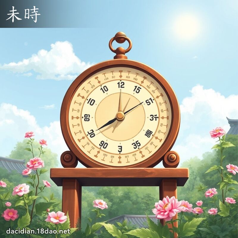 未時 - 國語大辭典配圖