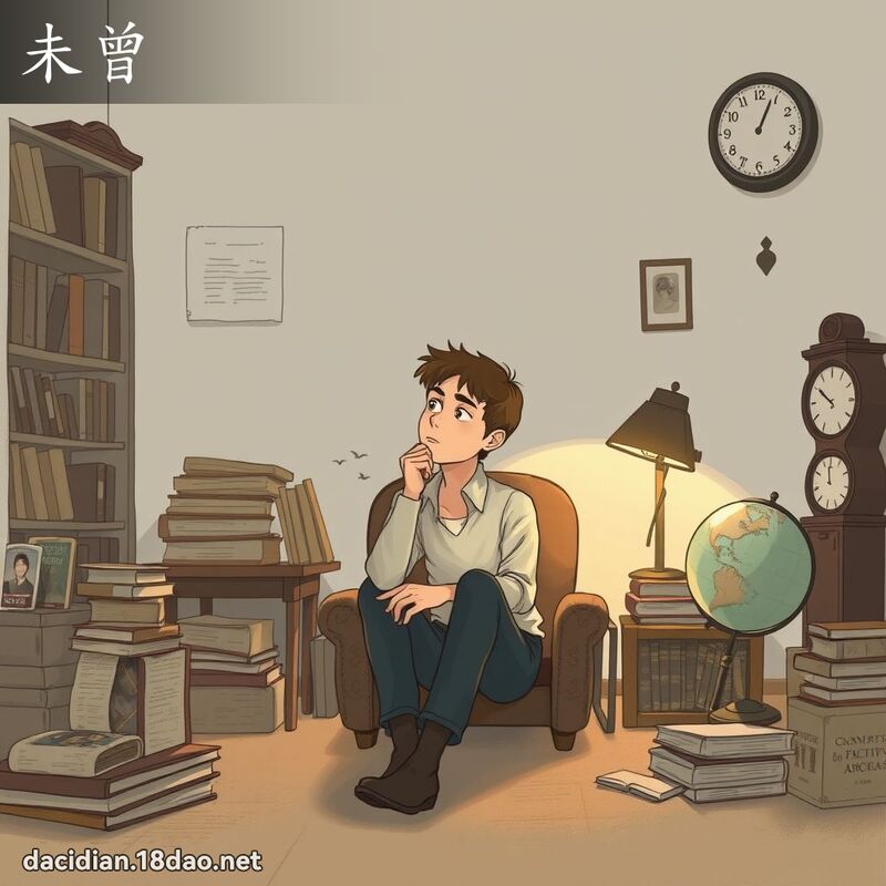 未曾 - 國語大辭典配圖