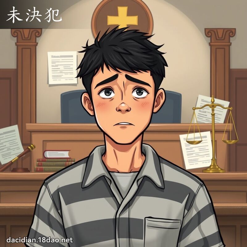 未決犯 - 國語大辭典配圖