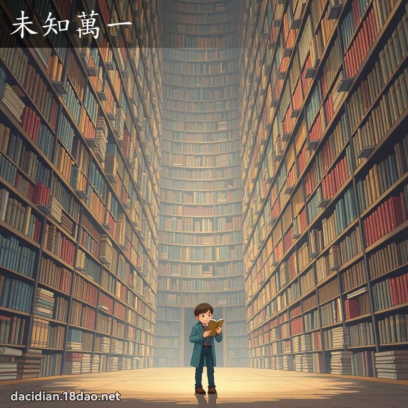 未知萬一 - 國語大辭典配圖