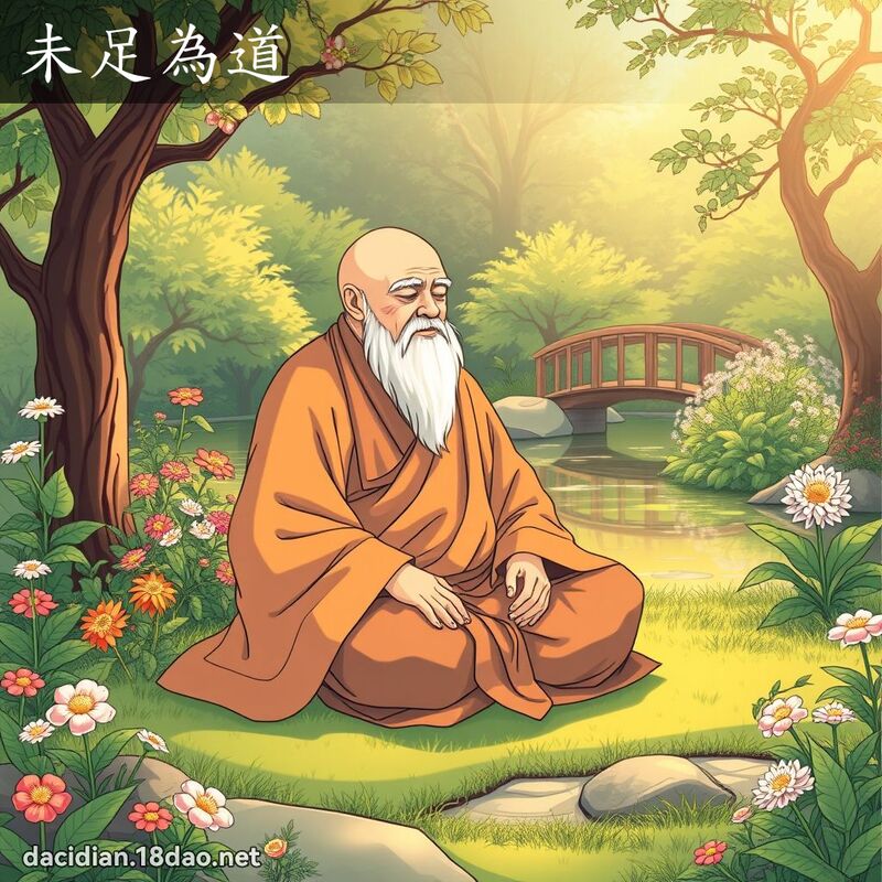 未足为道 - 国语大辞典配图
