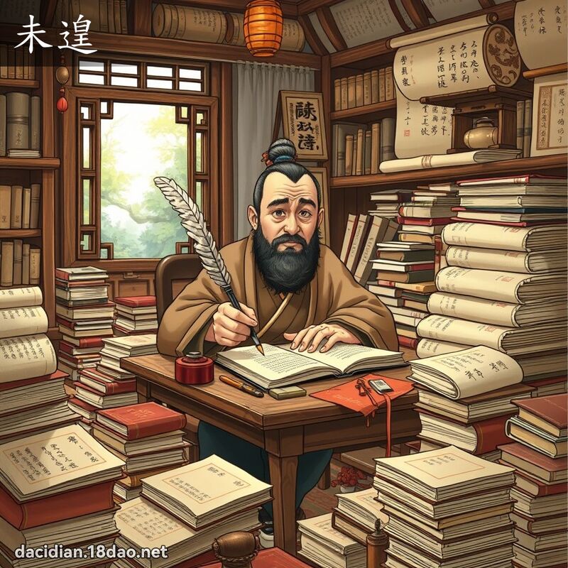未遑 - 國語大辭典配圖