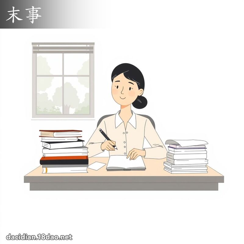 末事 - 国语大辞典配图