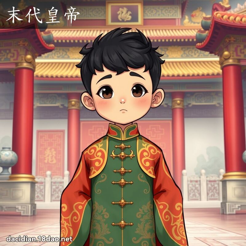末代皇帝 - 國語大辭典配圖