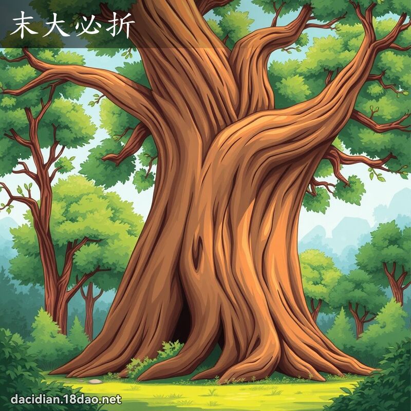末大必折 - 國語大辭典配圖