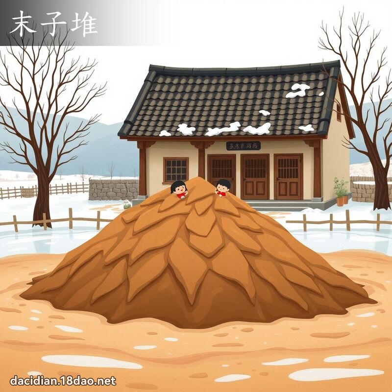 末子堆 - 国语大辞典配图