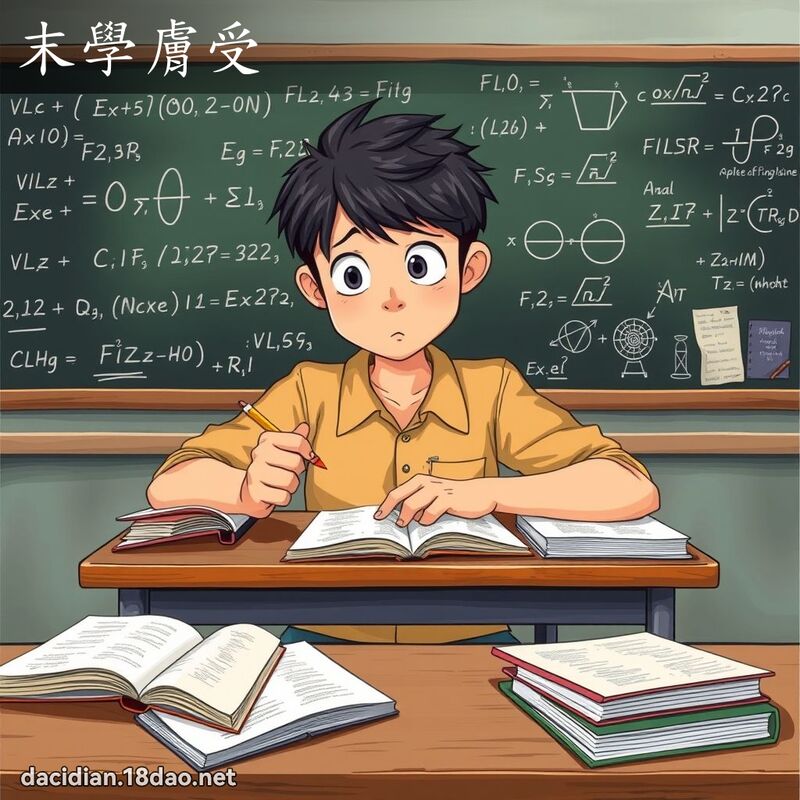 末學膚受 - 國語大辭典配圖