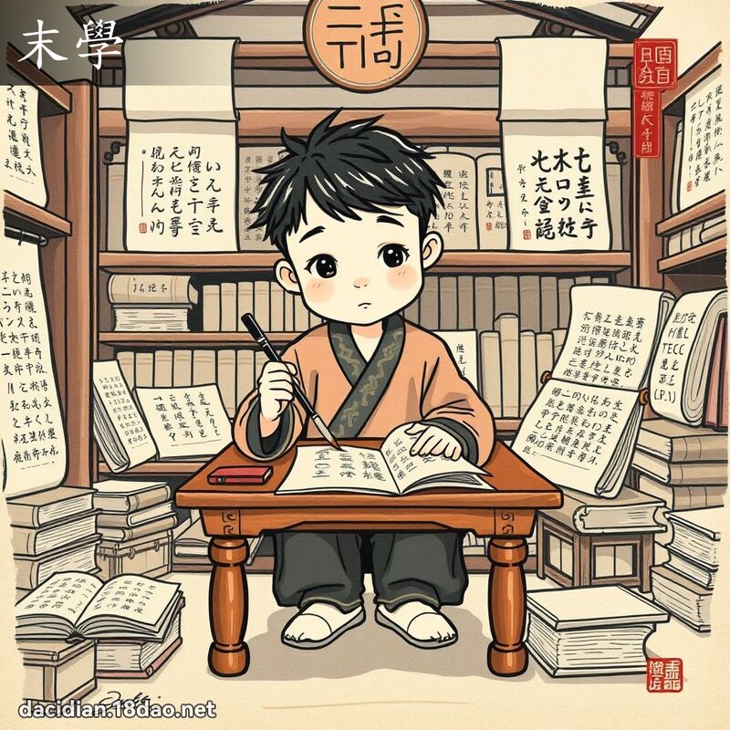 末學 - 國語大辭典配圖