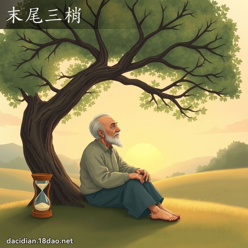 末尾三梢 - 國語大辭典配圖