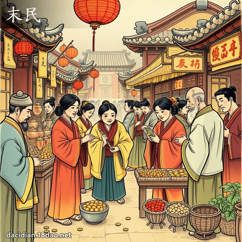 末民 - 国语大辞典配图
