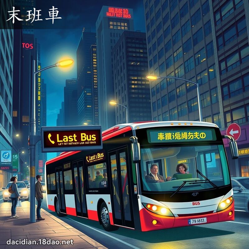 末班车 - 国语大辞典配图