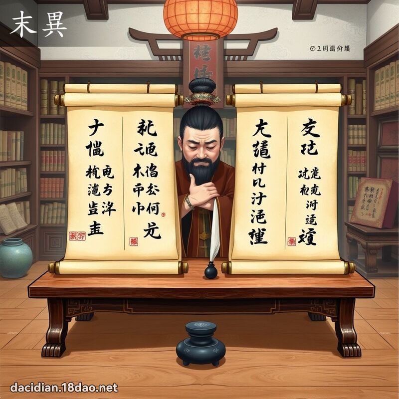 末異 - 國語大辭典配圖