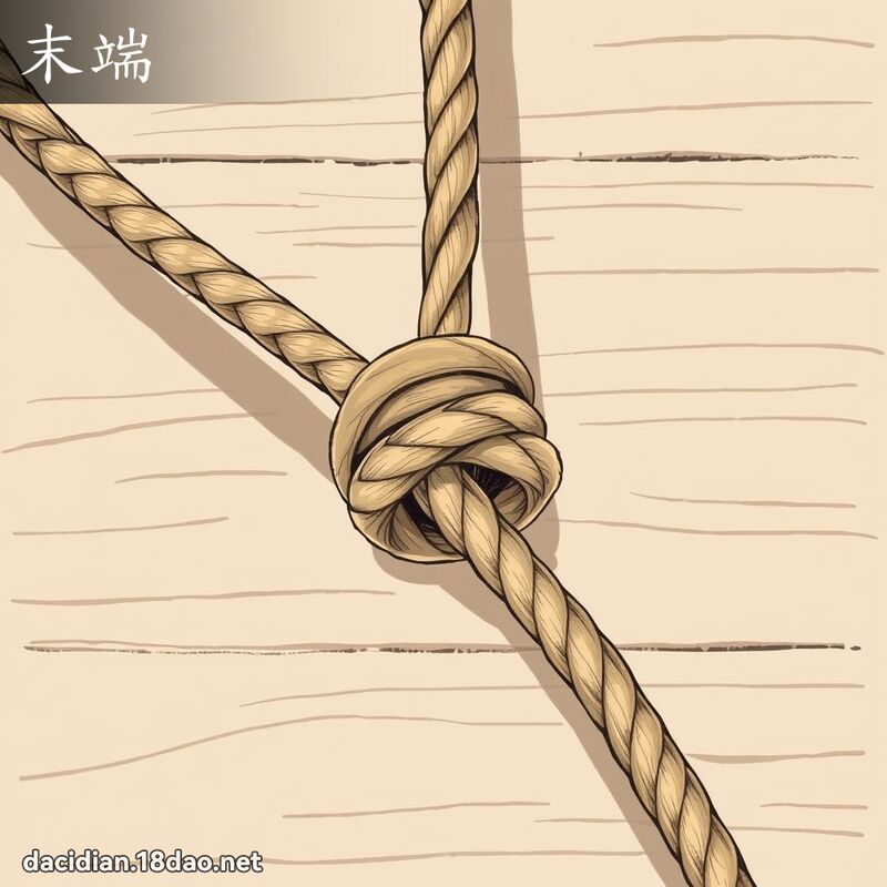末端 - 国语大辞典配图
