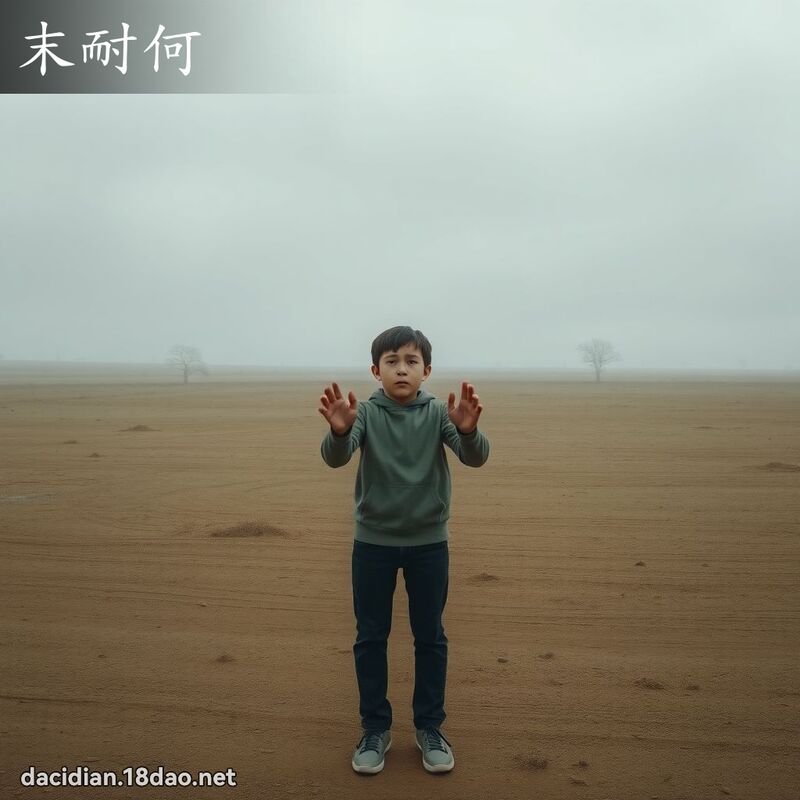 末耐何 - 国语大辞典配图