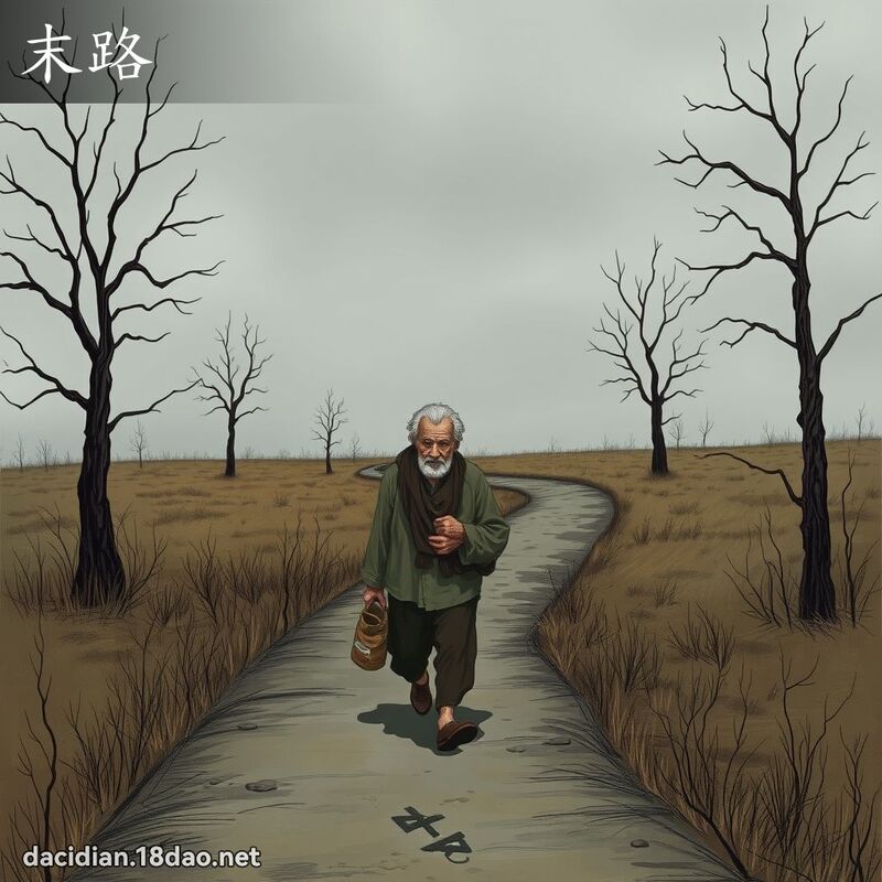 末路 - 国语大辞典配图
