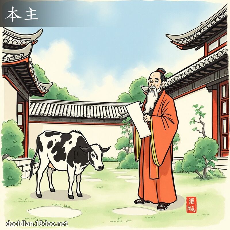 本主 - 国语大辞典配图