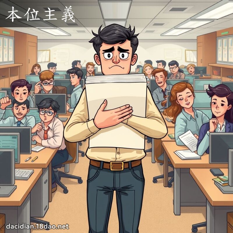 本位主义 - 国语大辞典配图