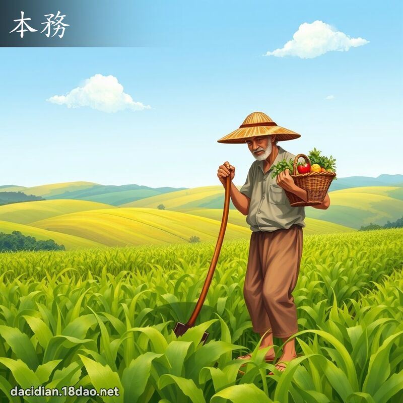 本務 - 國語大辭典配圖
