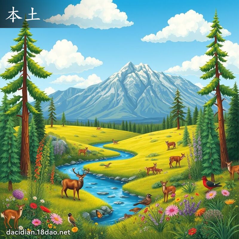 本土 - 国语大辞典配图