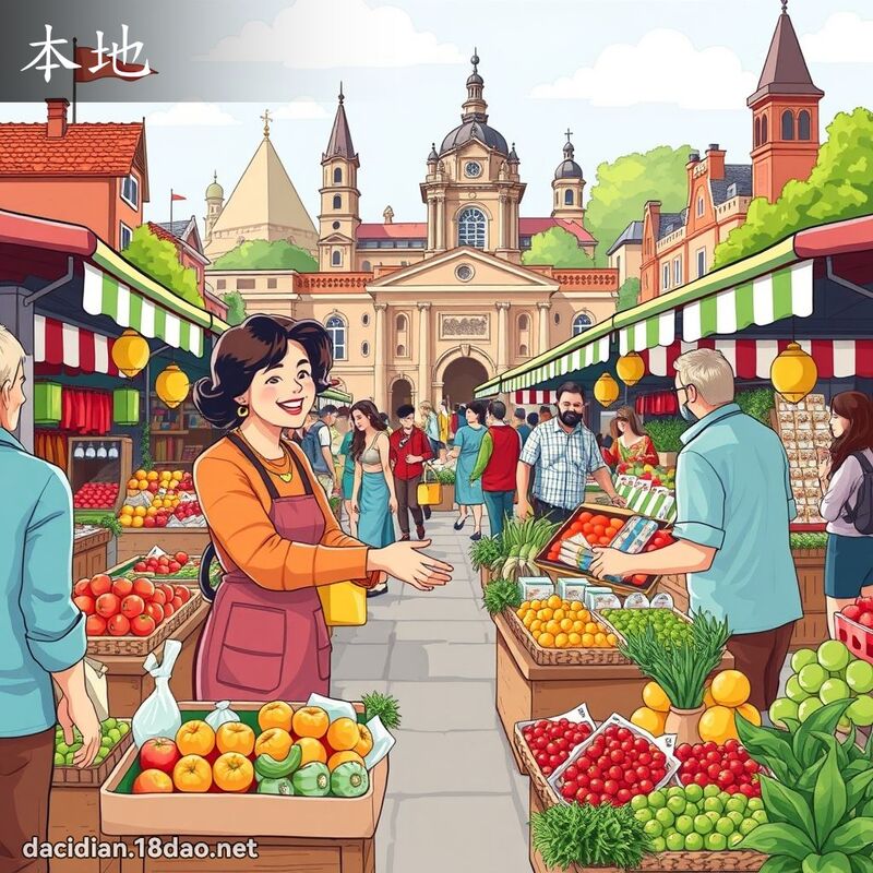 本地 - 国语大辞典配图