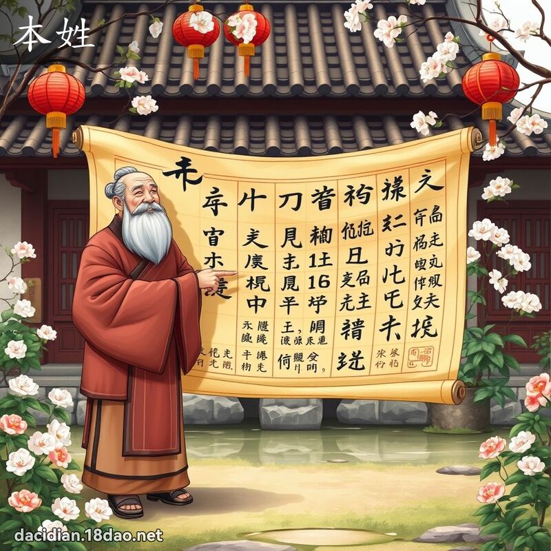 本姓 - 国语大辞典配图