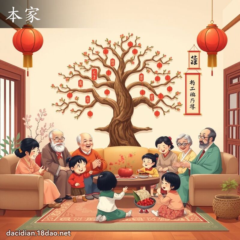本家 - 国语大辞典配图