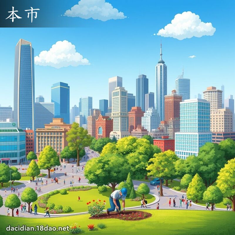 本市 - 国语大辞典配图