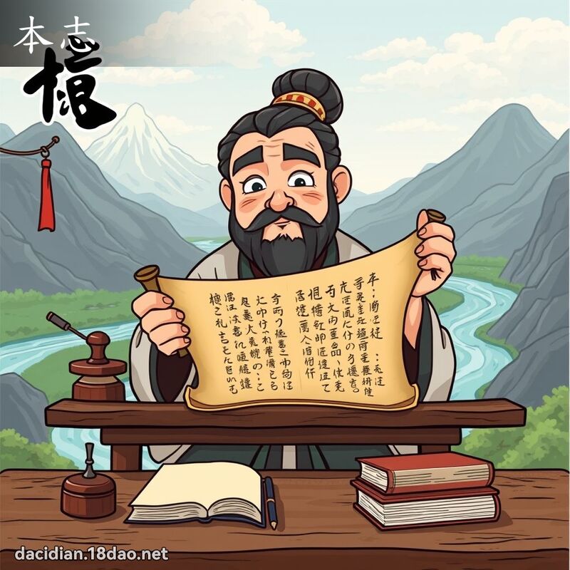 本志 - 国语大辞典配图