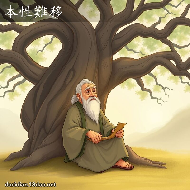本性難移 - 國語大辭典配圖
